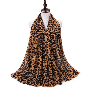 Leopard Chiffon - Hijaby Fashion