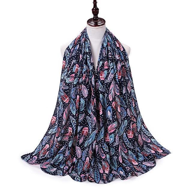 Leaves Chiffon - Hijaby Fashion