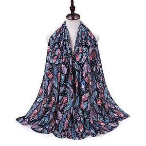Leaves Chiffon - Hijaby Fashion