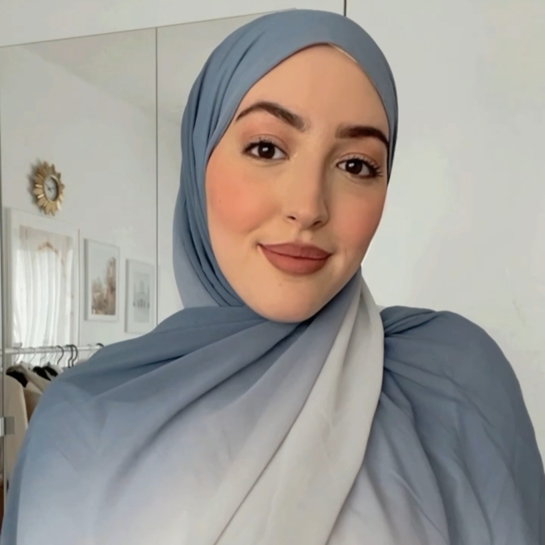 Premium Gradient Chiffon Hijab - Hijaby Fashion