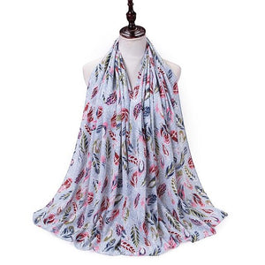 Leaves Chiffon - Hijaby Fashion