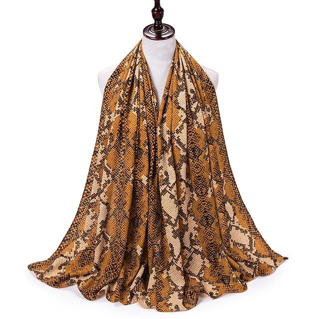 Snake Skin Chiffon - Hijaby Fashion