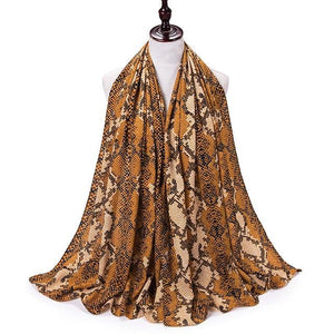 Snake Skin Chiffon - Hijaby Fashion