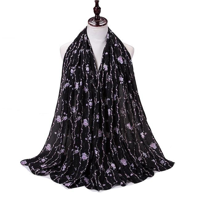 Line of Flowers - Hijaby Fashion