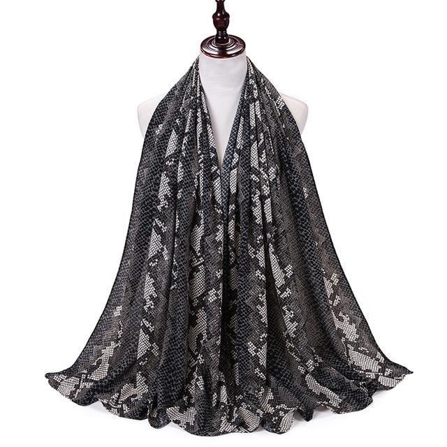 Snake Skin Chiffon - Hijaby Fashion