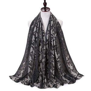 Snake Skin Chiffon - Hijaby Fashion