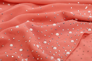 Diamond & Pearl Stud Hijab - Hijaby Fashion