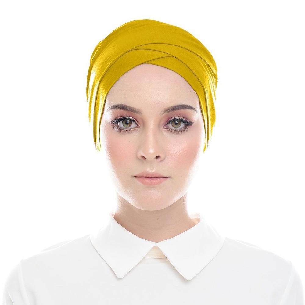 Criss cross Under-scarf Turban - Hijaby Fashion