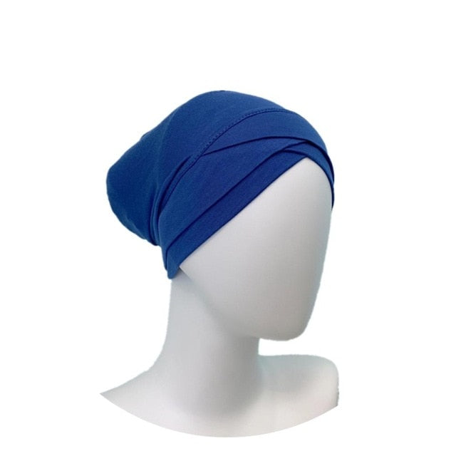 Criss cross Under-scarf Turban - Hijaby Fashion