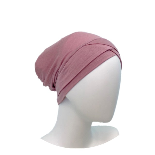 Criss cross Under-scarf Turban - Hijaby Fashion