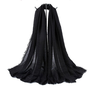Cotton Crinkle Hijab - Hijaby Fashion