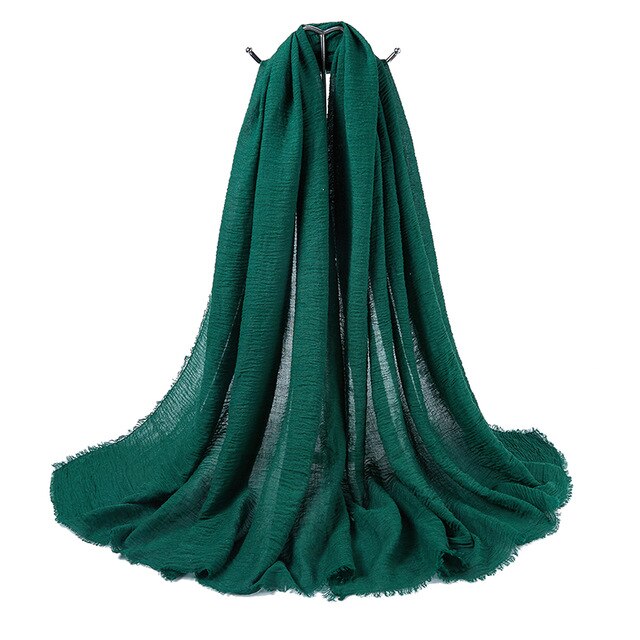 Cotton Crinkle Hijab - Hijaby Fashion