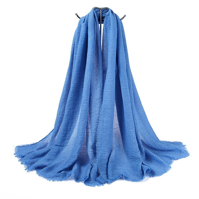Cotton Crinkle Hijab - Hijaby Fashion