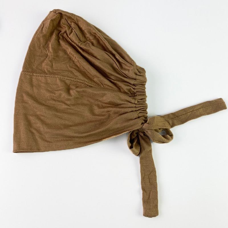 Premium Jersey Bonnet with Lace - Hijaby Fashion