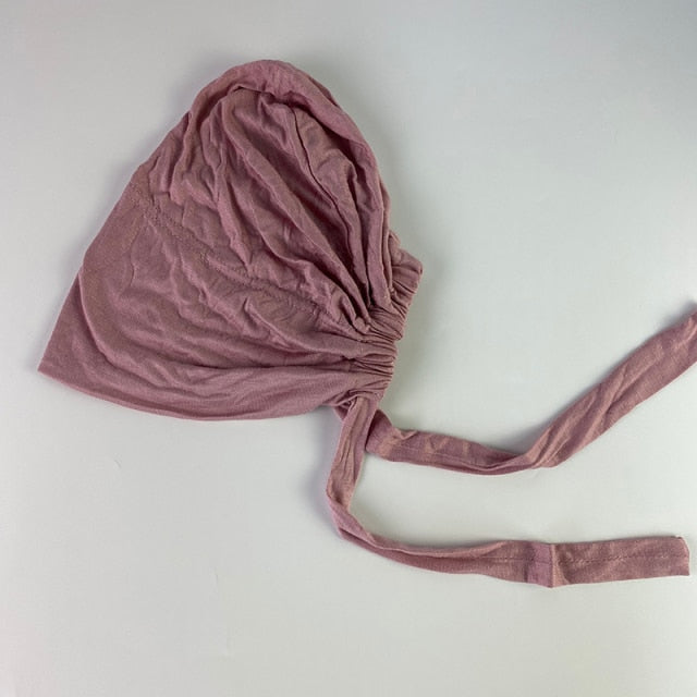 Premium Jersey Bonnet with Lace - Hijaby Fashion