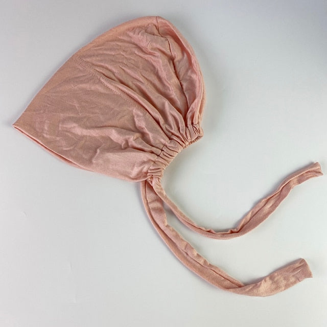 Premium Jersey Bonnet with Lace - Hijaby Fashion
