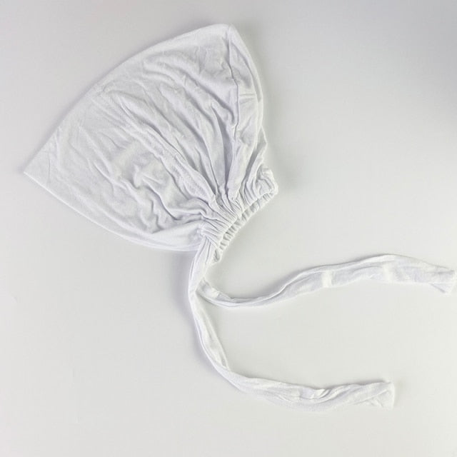 Premium Jersey Bonnet with Lace - Hijaby Fashion