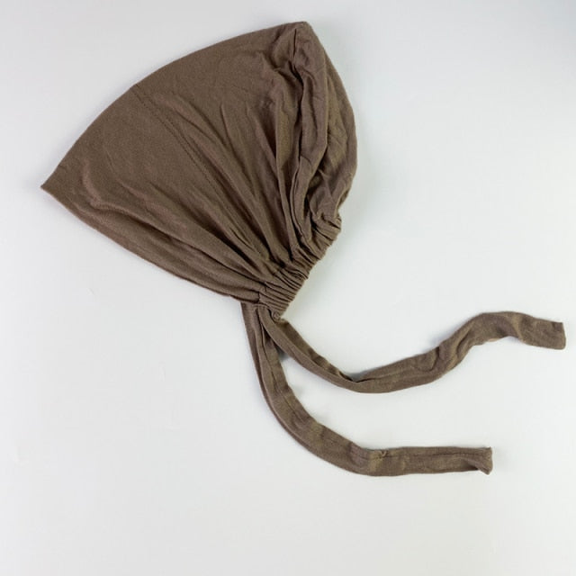 Premium Jersey Bonnet with Lace - Hijaby Fashion